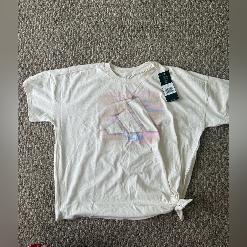 Adidas Off-White girl’s Short Sleeve Tee